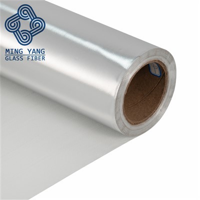 Ugniai atsparus aliuminiu dengtas stiklo pluošto audinys