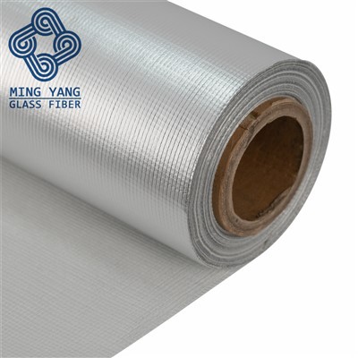 Aliuminiu dengtas stiklo pluošto audinys